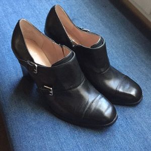 Marc Fisher booties. Black leather. Size 8